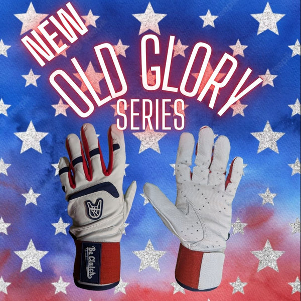 PUREGRIT: Old Glory Long Cuff Batting Gloves