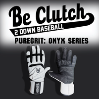 PUREGRIT: ONYX Series: Classic White Long Cuff Batting Gloves