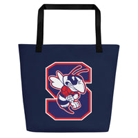 Swarm Large Tote Bag Navy
