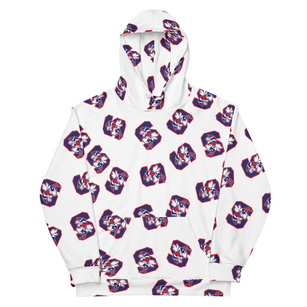 Swarm Flying Jacket Premium Hooded Sweatshirt White