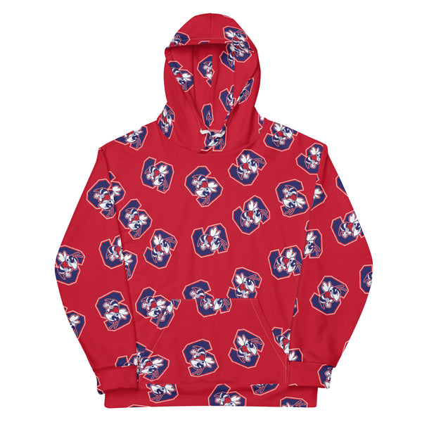 SWARM Flying Jacket Premium Hooded Sweatshirt RED