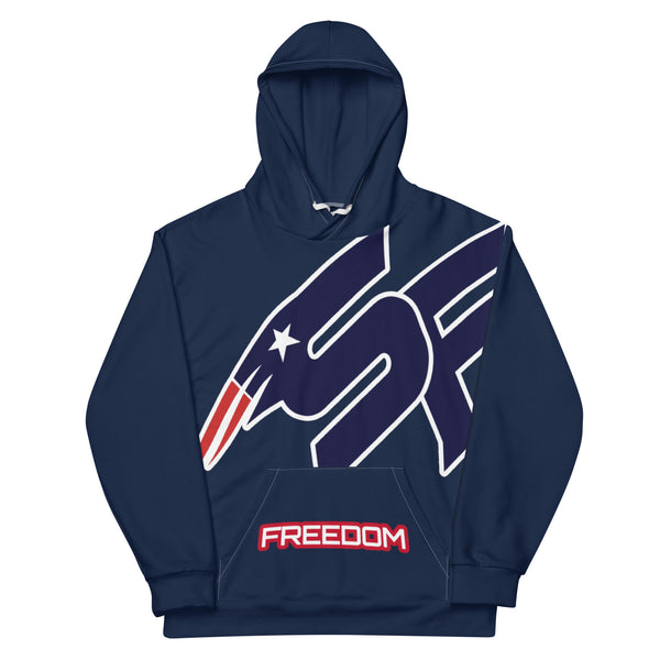 Southside Freedom Big SF Premium Hooded Sweatshirt NAVY