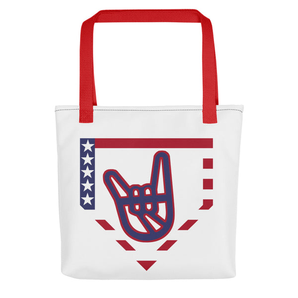 2 Down Baseball FREEDOM Tote bag