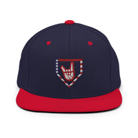 2 Down Baseball Freedom Snapback Hat