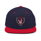 2 Down Baseball Freedom Snapback Hat