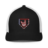 2 Down Baseball Freedom Mesh Flexfit Hat