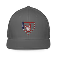 2 Down Baseball Freedom Mesh Flexfit Hat