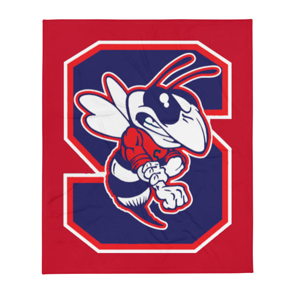 Swarm Throw Blanket Red