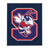Swarm Throw Blanket Navy