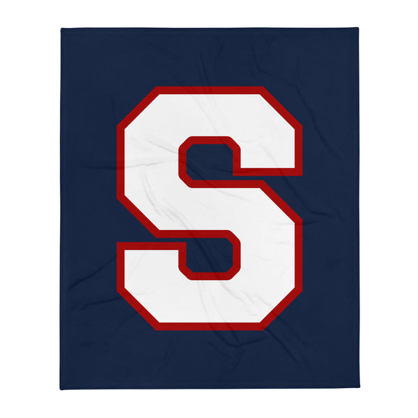 Southside MS Baseball Throw Blanket