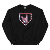 2 Down Baseball FREEDOM Adult Sweatshirt