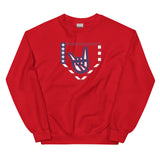 2 Down Baseball FREEDOM Adult Sweatshirt