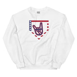 2 Down Baseball FREEDOM Adult Sweatshirt