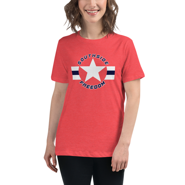 Southside Freedom Star Ladies Relaxed T-Shirt