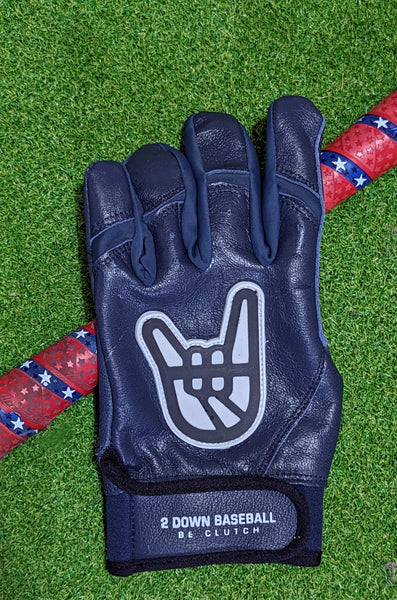 PUREGRIT: OLD GLORY Series NAVY Short Cuff Batting Gloves