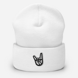 2 Down Baseball Embroidered Logo Cuffed Beanie