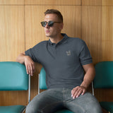 2 Down Baseball Logo Men's Premium Polo Shirt