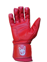 PUREGRIT: OLD GLORY Series RED Long Cuff Batting Gloves