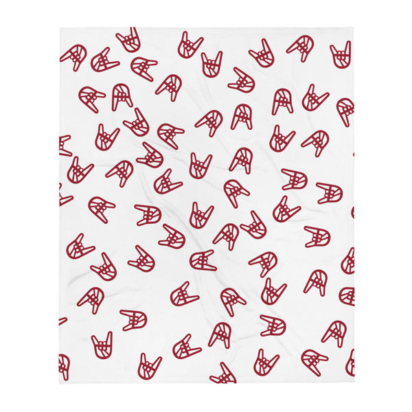 2 Down Baseball WILD PITCH Throw Blanket