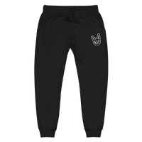 2 Down Baseball Embroidered Logo Unisex Fleece Joggers