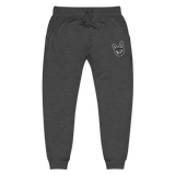 2 Down Baseball Embroidered Logo Unisex Fleece Joggers
