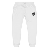 2 Down Baseball Embroidered Logo Unisex Fleece Joggers