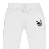 2 Down Baseball Embroidered Logo Unisex Fleece Joggers