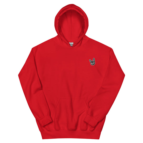 2 Down Baseball Embroidered Logo Hoodie