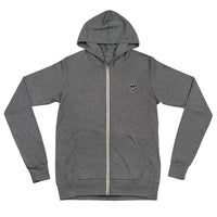 2 Down Baseball Embroidered Logo Zip Hoodie