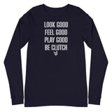 2 Down Baseball Look Good Long Sleeve Tee