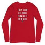 2 Down Baseball Look Good Long Sleeve Tee