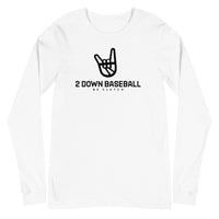 2 Down Baseball Long Sleeve Tee