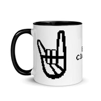 2 Down Baseball 8-BIT Mug with Color Inside