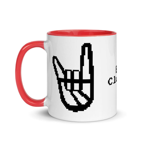 2 Down Baseball 8-BIT Mug with Color Inside