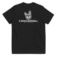2 Down Baseball Logo Youth Tee