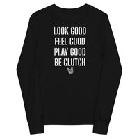 2 Down Baseball LOOK GOOD Long Sleeve Tee Youth