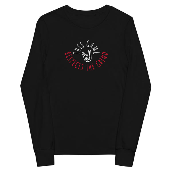 Respect the Grind Youth Long Sleeve Tee